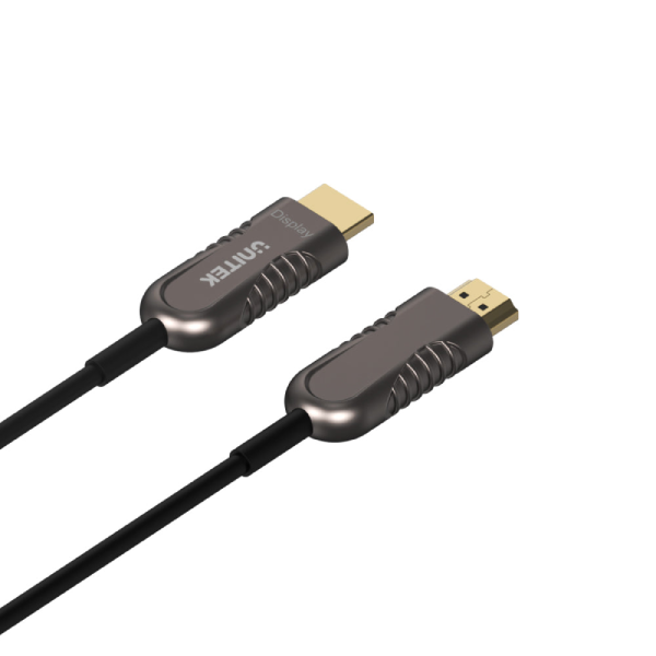Unitek 4K 60Hz Active 光纖 HDMI 影音線 Y-C1028BK【原裝行貨】
