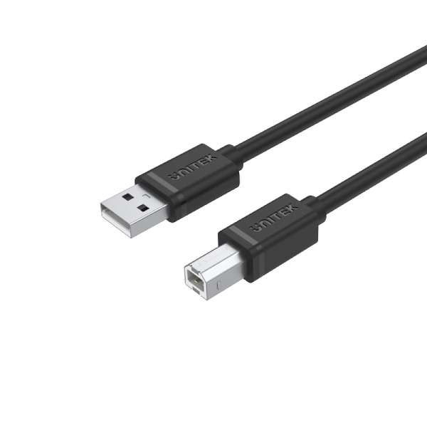 Unitek USB 2.0 轉 USB-B 充電傳輸線 Y-C4001GBK 【原裝行貨】