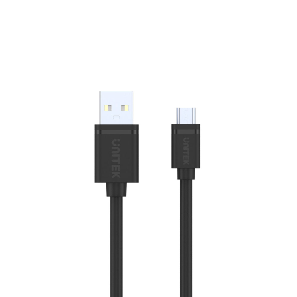 Unitek USB 2.0 轉 Micro USB 充電傳輸線 Y-C454GBK【原裝行貨】
