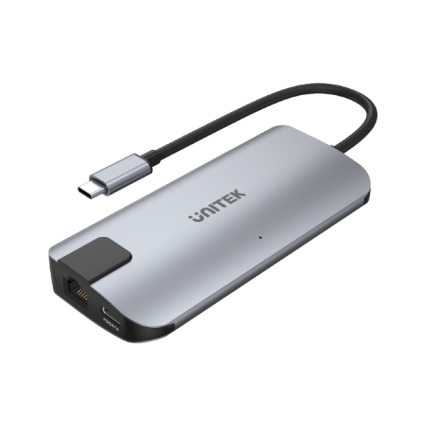 Unitek 5 合 1 多媒體 USB-C Hub (支援4K HDMI 和 USB-PD 60W) (Y-DK09016)【原裝行貨】