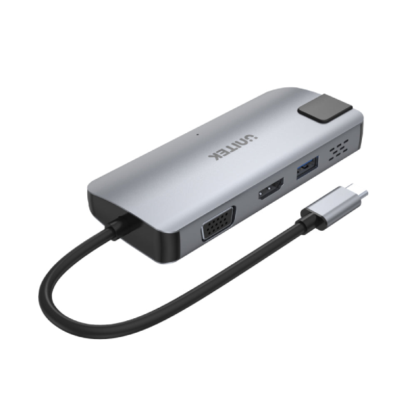 Unitek 5 合 1 多媒體 USB-C Hub (支援4K HDMI 和 USB-PD 60W) (Y-DK09016)【原裝行貨】