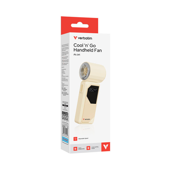 Verbatim Cool 'n' Go AirJet Handheld Fan 手提風扇【原裝行貨】