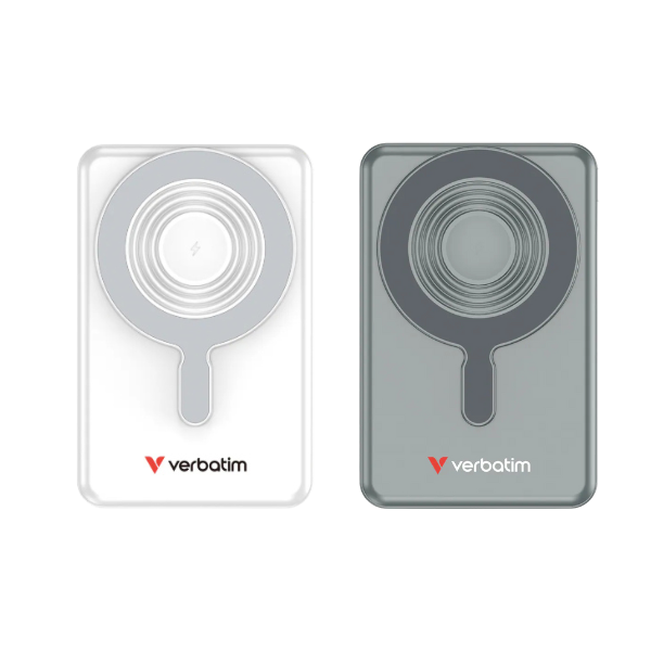 Verbatim 五合一 Charge 'n' Go 10000 磁吸無線行動電源 (32272 Grey/32273 White) 【原裝行貨】