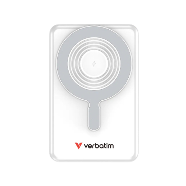 Verbatim 五合一 Charge 'n' Go 10000 磁吸無線行動電源 (32272 Grey/32273 White) 【原裝行貨】