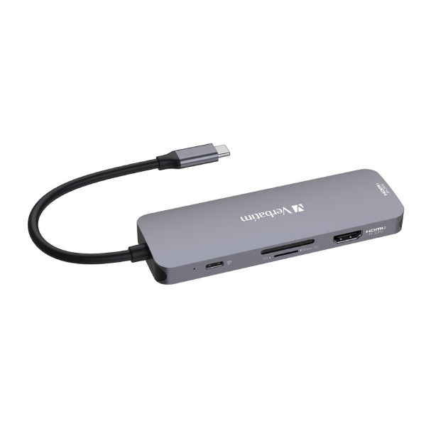 Verbatim 8in1 USB3.2 Gen2 Type-C 擴展器 (32151)【原裝行貨】