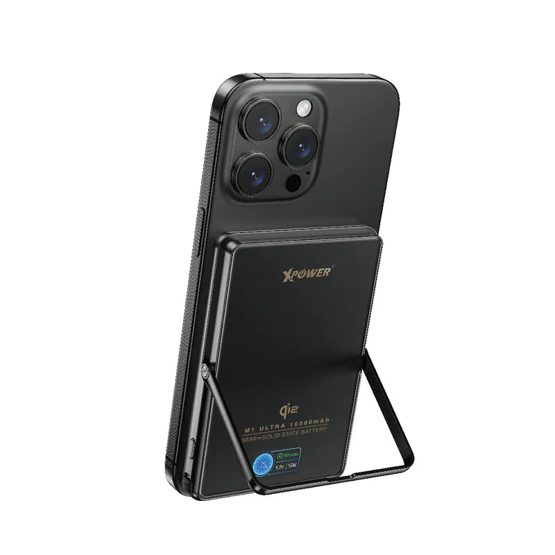 XPower M1 Ultra半固態3C版TFT 彩屏顯示 QI2 Magcharge 10000mAh磁吸行動電源【原裝行貨】【3C認證】