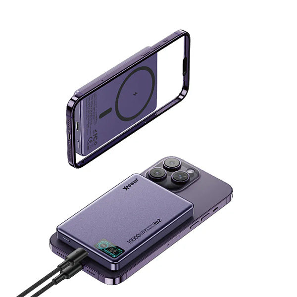 XPower MagDigita² 第2代 彩屏顯示 鋁合金外殼 10000mAh PD3.0+QI2 磁吸移動電源
