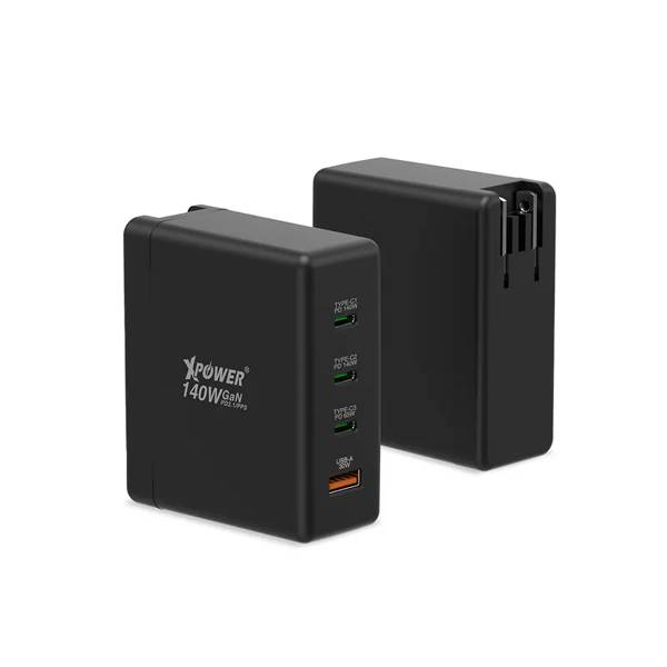 XPower UC140 4-Port 140W PD3.1 GaN 旅行充電器【原裝行貨】