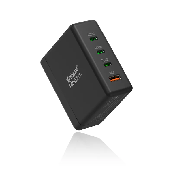 XPower UC140 4-Port 140W PD3.1 GaN 旅行充電器【原裝行貨】