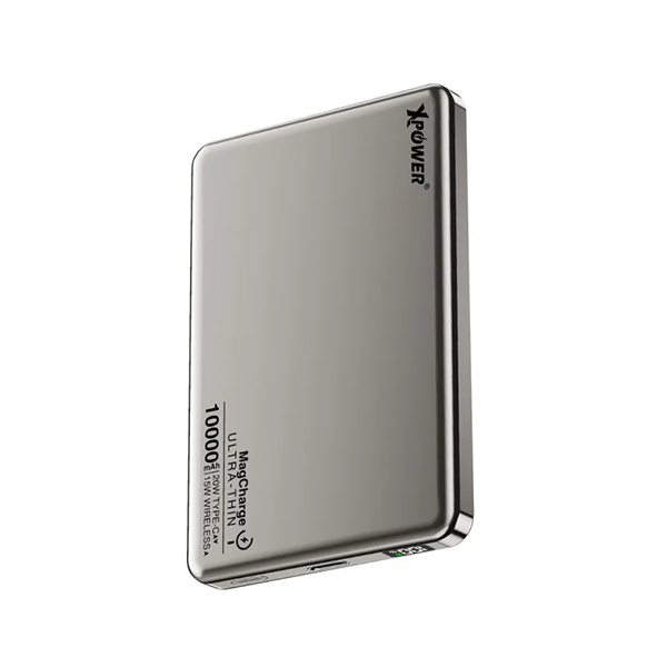 XPower 10000mAh 鋁合金超薄 PD 3.0 磁吸無線快速充電器 M10K【原裝行貨】