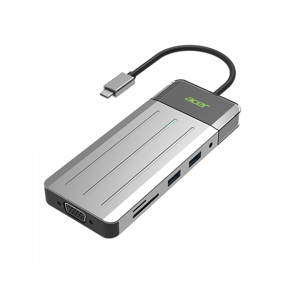 Acer 9 IN 1 USB-C Travel Dock 擴展器 ODK3K0【原裝行貨】