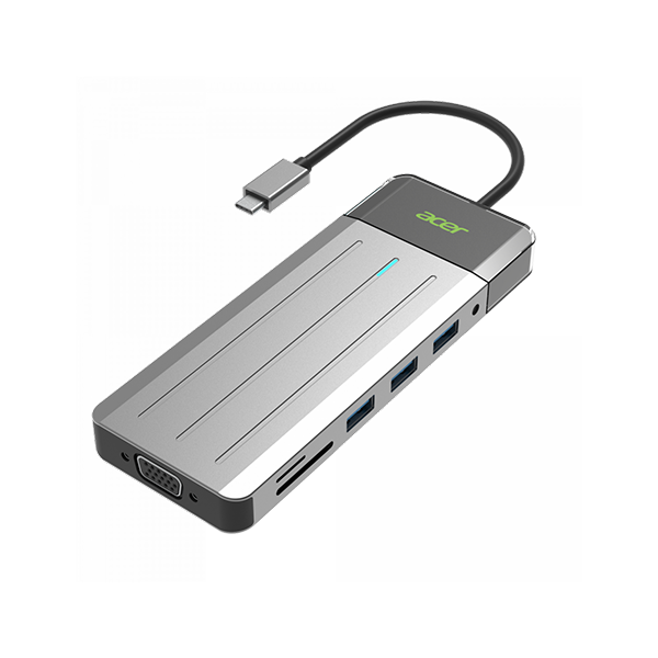 Acer 12 IN 1 USB-C Travel Dock 擴展器 ODK3L0【原裝行貨】