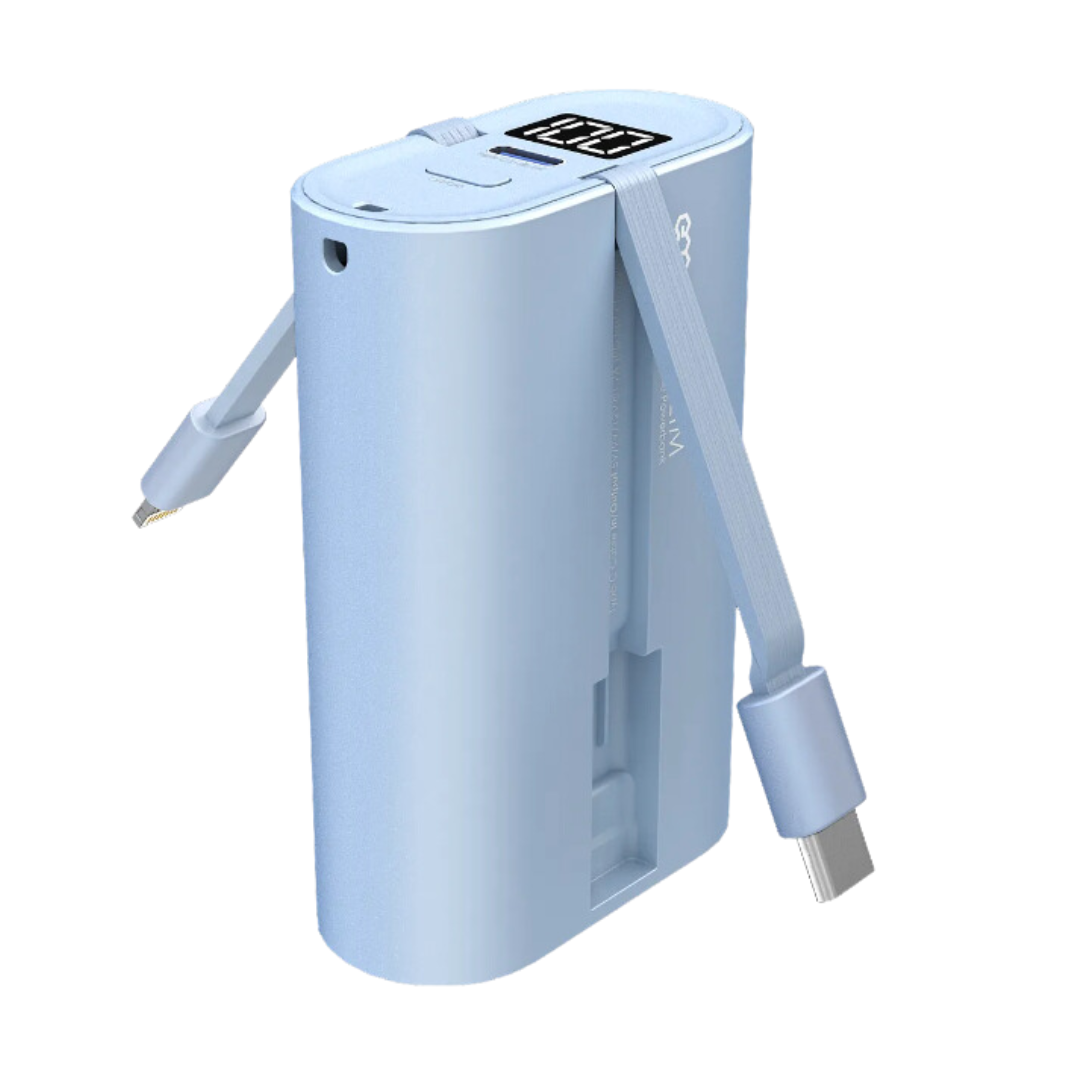 EGO AllySlim 12000mAh 內置快充線移動電源 M8069【香港行貨】