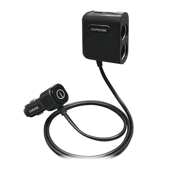 Capdase CA00-PR01 PowerHub BQ3P3 2-Socket and 2-USB Car Charger 車充【原裝行貨】