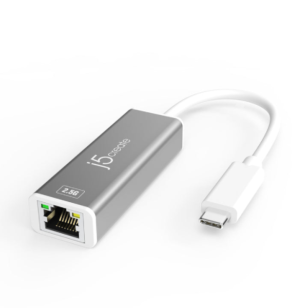 j5create JCE145 USB-C to 2.5G超高速外接網路卡【原裝行貨】