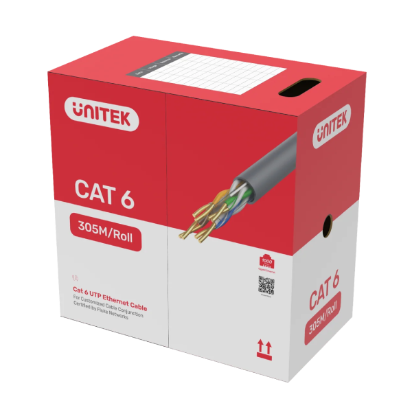 Unitek Cat 6 Ethernet 千兆位乙太網UTP連接線 (Y-C876AGY)【原裝行貨】