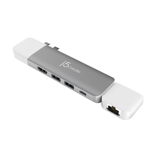 j5create JCD389 USB3.1 Type-C 11合1磁吸式集線器 附USB-C模組轉接器 - Five 1 Store