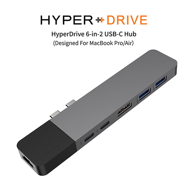 HyperDrive NET 6-in-2 USB-C 擴充器 - Five 1 Store
