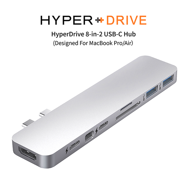 HyperDrive PRO 8-in-2 USB-C 擴充器 - Five 1 Store