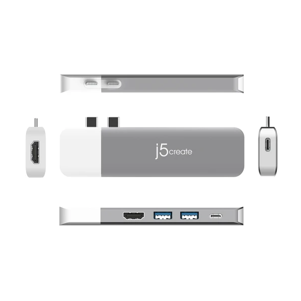 j5create JCD389 USB3.1 Type-C 11合1磁吸式集線器 附USB-C模組轉接器 - Five 1 Store