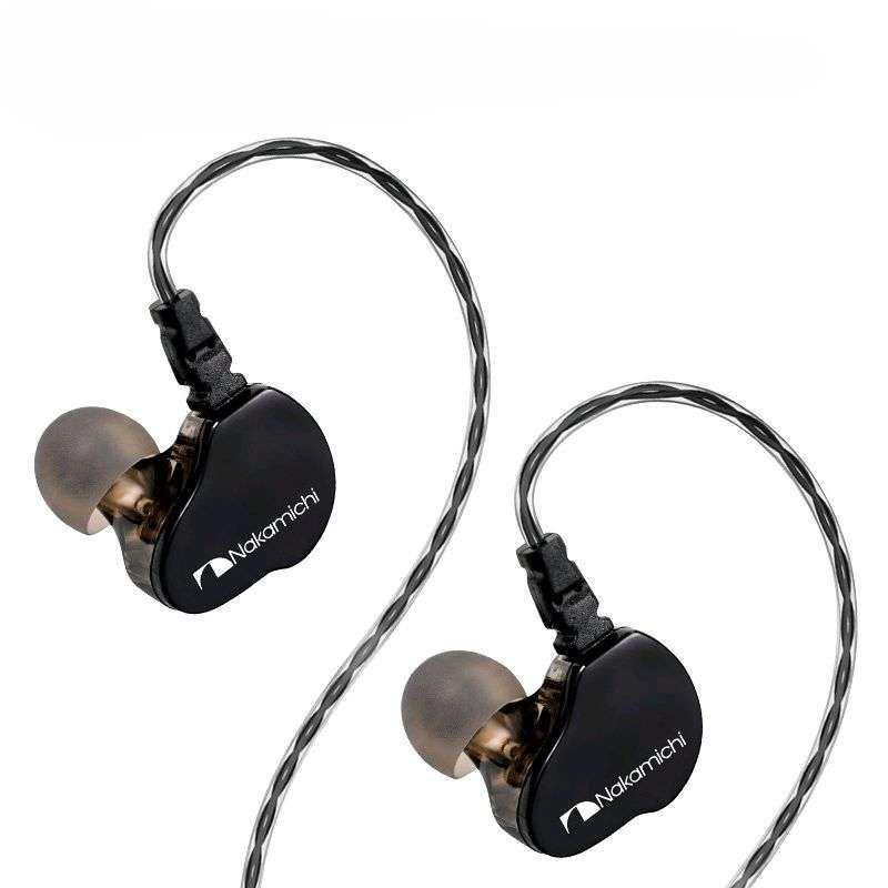 NAKAMICHI HQ-X21 (黑色) 雙動圈有線耳機強勁低音3.5 毫米【香港行貨】