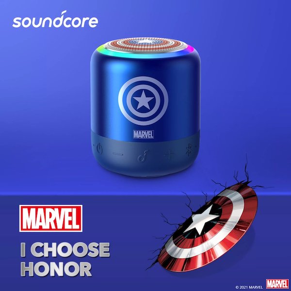 Anker SoundCore Mini 3 Pro X Marvel 特別版藍牙喇叭【香港行貨】