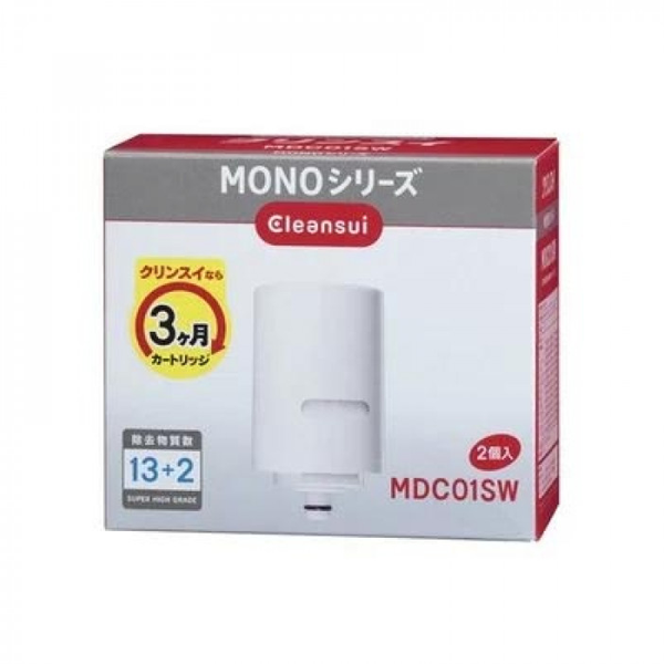 三菱 Mitsubishi Cleansui MDC01SW 濾水器替換裝濾芯(2個裝) - Five 1 Store