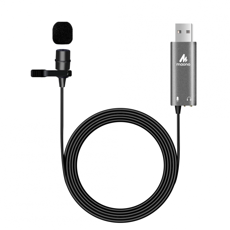 Maono AU-411 USB Lavalier Microphone【香港行貨】