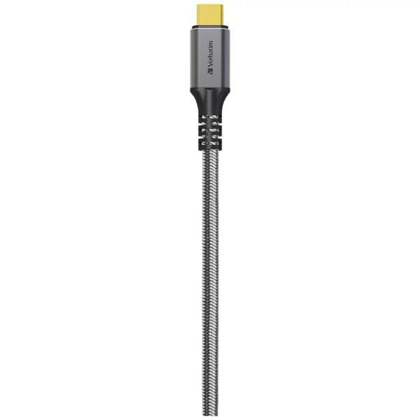 Verbatim Tough Max 240W USB4 Type C 至 Type C 充電傳輸線 (66822/66823)【香港行貨】