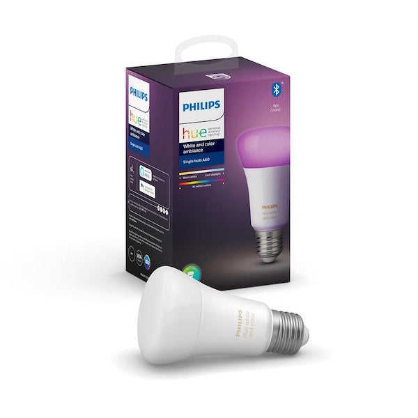 Philips 飛利浦 Hue 9W E27 智能燈泡 (白光+彩光) Bluetooth【香港行貨】