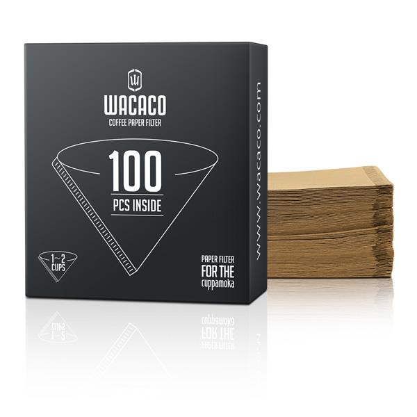 100 PAPER FILTERS for Wacaco CUPPAMOKA COFFEE Make 咖啡濾紙【香港行貨】