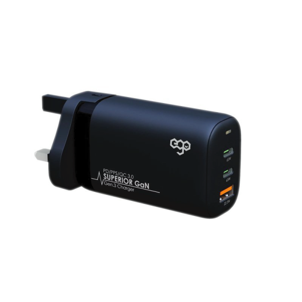 EGO Superior GaN 65W 3輸出細小USB充電器 A2018【香港行貨】