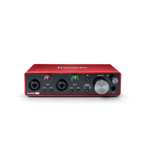 Focusrite Scarlett 2i2 3rd Gen USB Audio Interface第三代錄音介面【香港行貨】