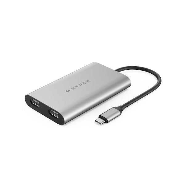 HYPERDRIVE Dual 4K HDMI Adapter for M1 MacBook【香港行貨】