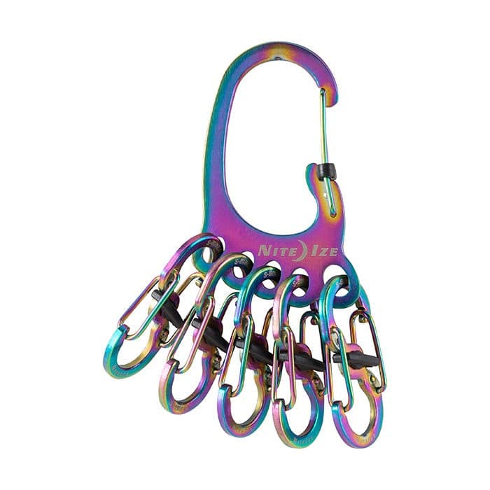 Nite Ize BigFoot Locker™ KeyRack Stainless Steel 迷你8字帶鎖不鏽鋼扣匙扣(KLKBF-07-R3/KLKBF-11-R6)