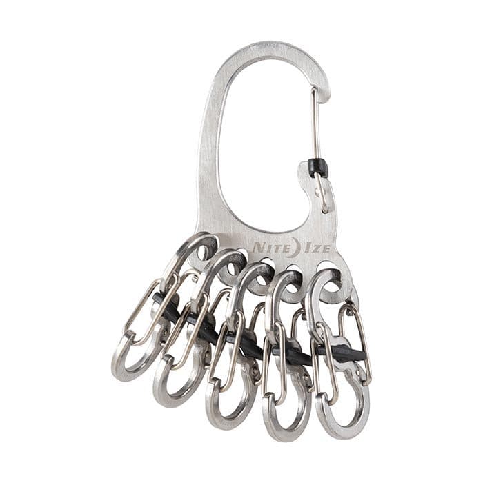 Nite Ize BigFoot Locker™ KeyRack Stainless Steel 迷你8字帶鎖不鏽鋼扣匙扣(KLKBF-07-R3/KLKBF-11-R6)
