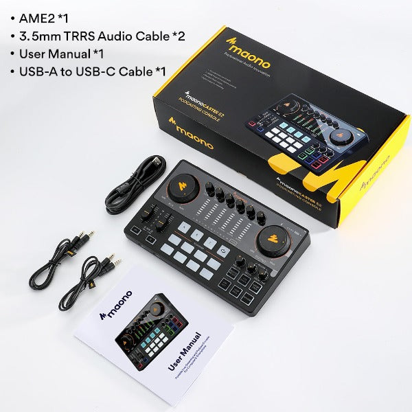 Maono AU-AME2 Audio Mixer 多功能混音器