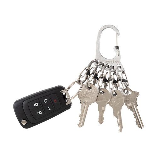 Nite Ize BigFoot Locker™ KeyRack Stainless Steel 迷你8字帶鎖不鏽鋼扣匙扣(KLKBF-07-R3/KLKBF-11-R6)