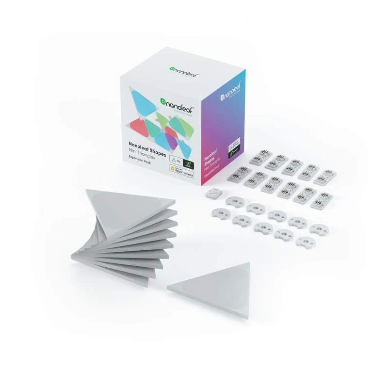 Nanoleaf Shapes Mini Triangle Expansion Kit 智能拼裝照明燈 - Five 1 Store