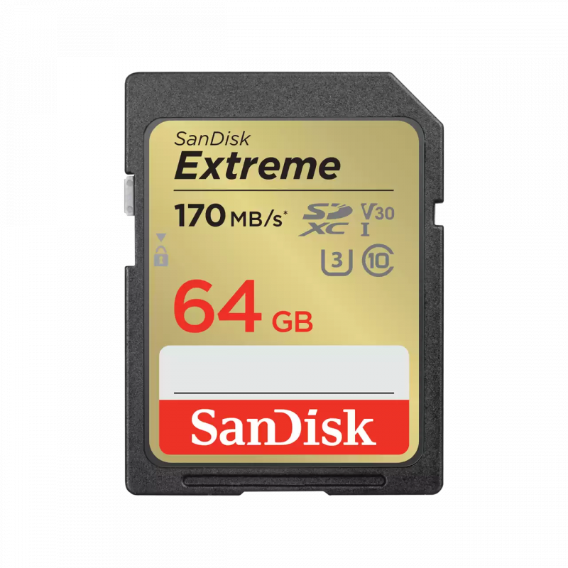 【全港包運】SanDisk Extreme SD 180MB/R 90MB/W* UHS-I 記憶卡【香港行貨】