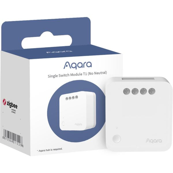 Aqara Single Switch Module T1 單控模塊 無中性線 (No Neutral)【香港行貨】