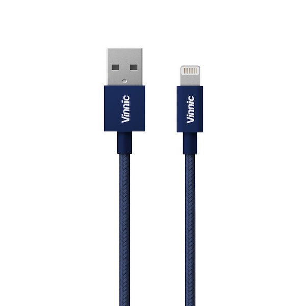 Vinnic MFi 蘋果官方認證 USB-A to Lightning 傳輸充電線【香港行貨】