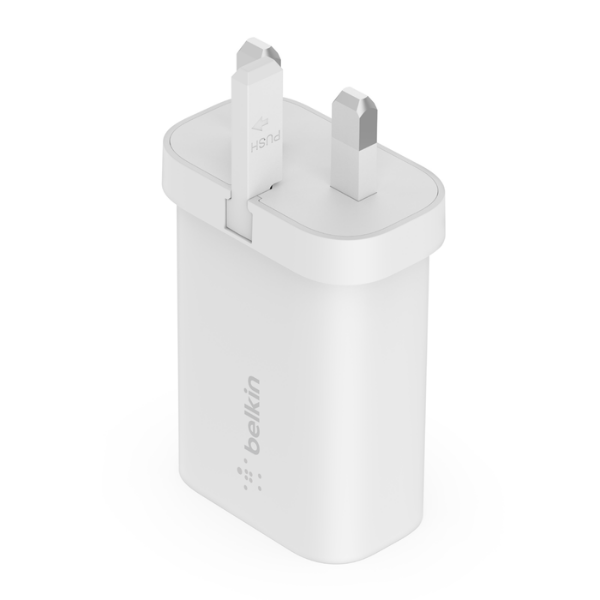 Belkin BOOST↑CHARGE USB-C PD 3.0 PPS 家用式充電器 25W WCA004myWH