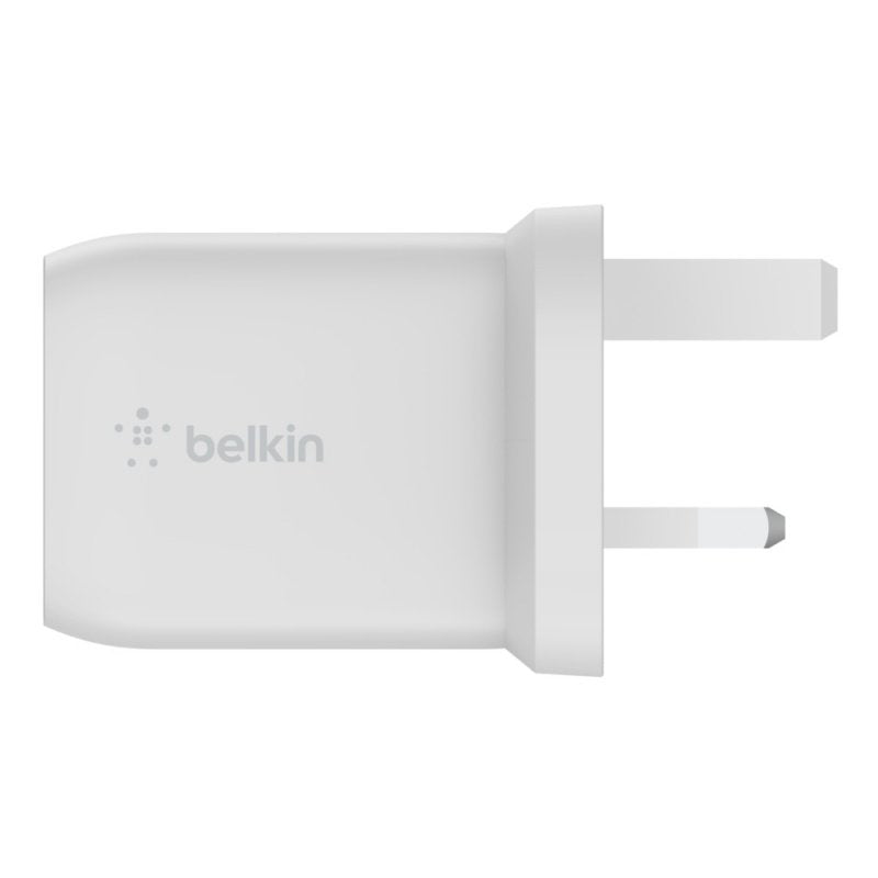 Belkin BOOST↑CHARGE PRO 雙 USB-C GaN PPS 65W 家用式充電器 WCH013myWH【香港行貨】