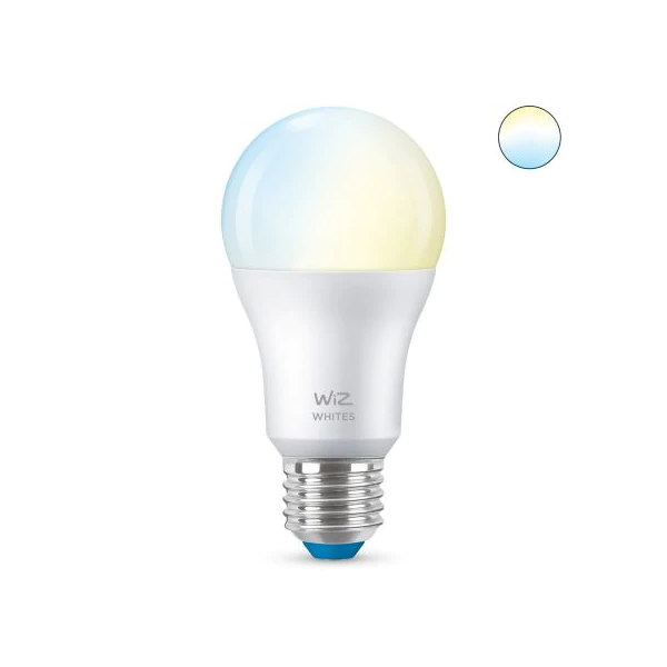 WiZ Wi-Fi智能LED燈泡 - 8W / E27螺頭 / A60 (Tunable White 黃白光)【香港行貨】