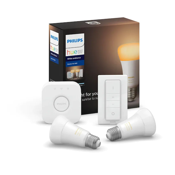 PHILIPS 飛利浦 HUE White Ambiance Bluetooth Bulb Starter Kit E27 A60  【香港行貨】