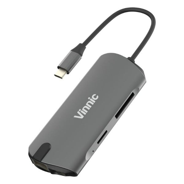 Vinnic 8-in-1 USB-C 集線器【香港行貨】